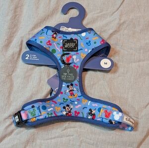 Disney Mickey Blue Dog Harness, Size Medium